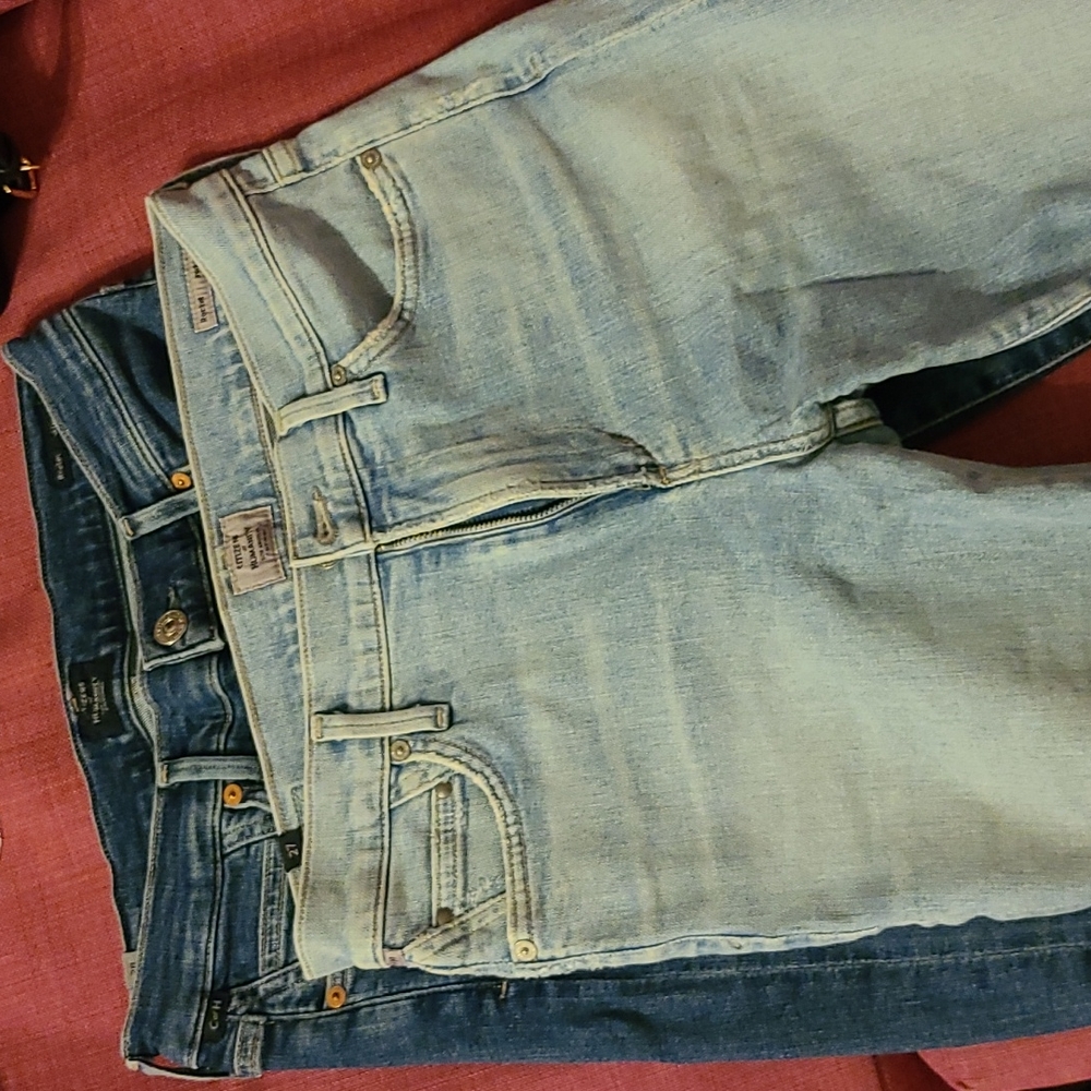 NWOT aritzia Citizen of humanity rocket medium denim 28 - Picture 6 of 11